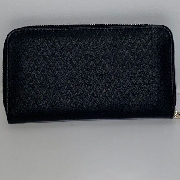 Adienne Vittadini Black Card wallet zippered 4x8 - Picture 3 of 8